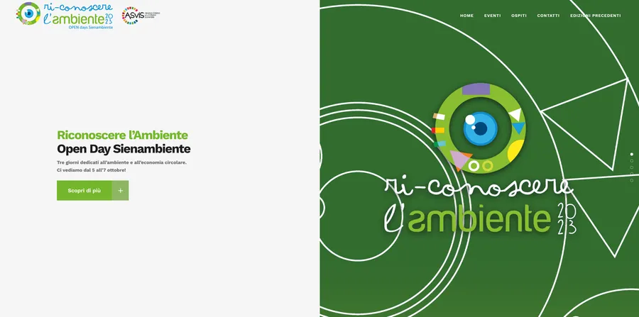 Sito web di Riconoscere l'Ambiente