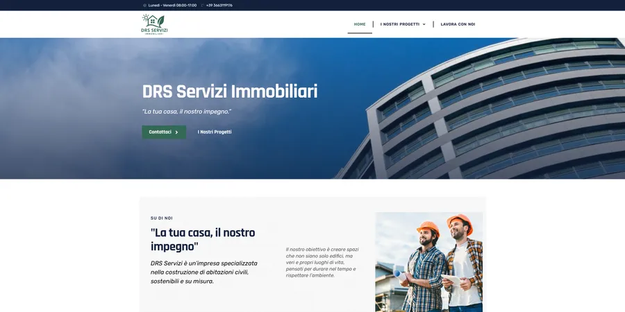 Sito web di DRS Servizi Immobiliari